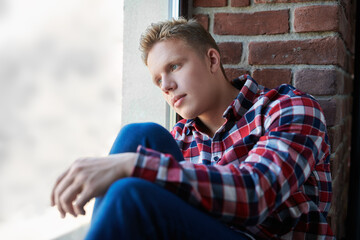 Fototapeta premium relaxed young man