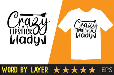 Makeup svg t shirt design