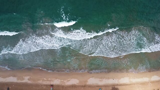 Drone video of playa El Valle, a famous virgin beach in the Dominican Republic