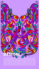 abstract colorful background, abstract colorful template design