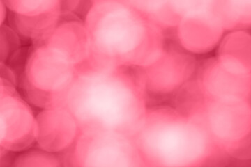 Trendy color of the year 2023. Natural boke as a background toned in viva magenta color