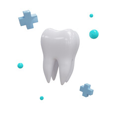 3d tooth isolated on transparent background. Render. 3d render. PNG. Dentistry, medicine concept. 3D rendering, ui, ux. Teeth. Health. Shapes