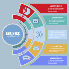 Business Infographic Template Design