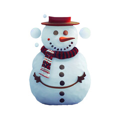 snowman in a hat sticker png