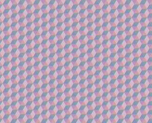 Pale purple hexagonal pattern in Memphis retro style