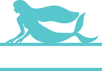 Mermaid Split Monogram