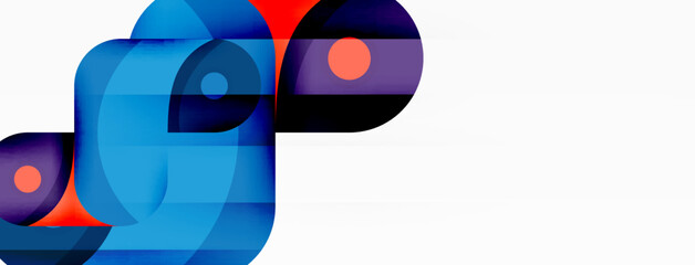 Creative geometric wallpaper. Trendy minimal abstract background. Techno business template for wallpaper, banner, background or landing