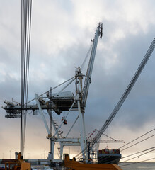 porth elizabeth the harbour in south africa