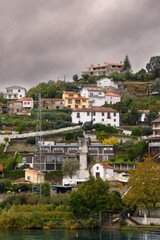 Fototapeta na wymiar Landscape and architectural views along the Douro Valley in Portugal