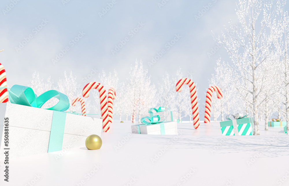 Poster christmas ball avatars join in virtual winter christmas forest party event. metaverse virtual event 