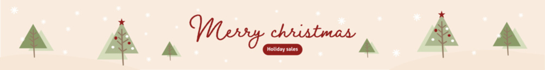 banner christmas holiday sale 