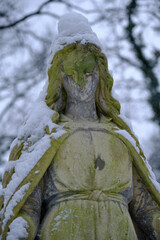 Obraz premium statues on Lychakiv Cemetery