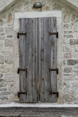 Old rustic entrance gate