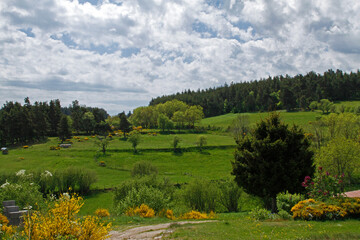 Paysage de campagne fran&ccedil;qiese