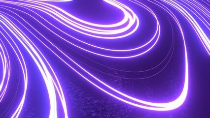 wellenförmige neonfarbende Linien - Verbindungen, Hintergrund, Reaktion, Dynamik, Design,...