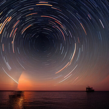 Beauty of startrails