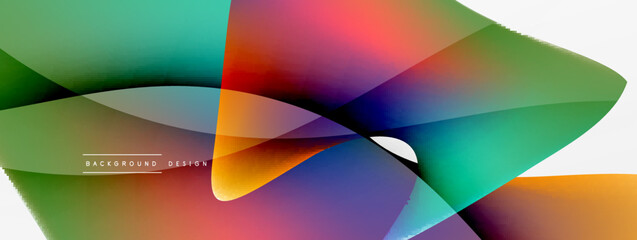 Fluid color abstract background. Liquid gradients, wave pattern. Trendy techno business template for wallpaper, banner, background or landing