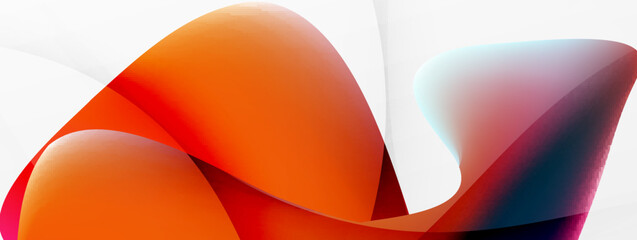 Abstract background. Fluid gradient color wave template for wallpaper, banner, background or landing