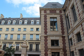 french national library (bnf richelieu) in paris (france)