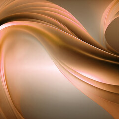 Abstract orange background with smooth line