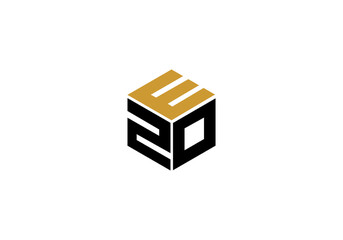Obraz premium initial letter logo 230 hexagon initial company icon business background illustration