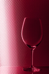 Trendy color 2023. Via magenta color background