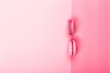 Trendy color 2023. Via magenta color background