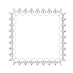 Frame, in the style of an ornament, Vector illustration eps 10, Art.	