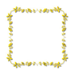 Frame, in the style of an ornament, Vector illustration eps 10, Art.	