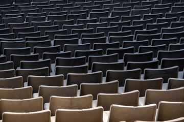 Fototapeta premium seats in an empty stadium