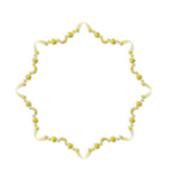 Frame, in the style of an ornament, Vector illustration eps 10, Art.	