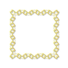 Frame, in the style of an ornament, Vector illustration eps 10, Art.	