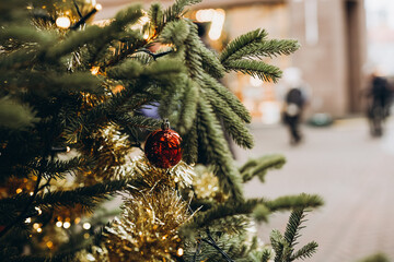 Christmas market decorations