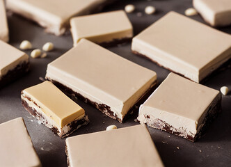 white chocolate bars