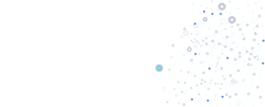 abstract plexus background with glowing dots connected by lines, cyberpunk tech illustration