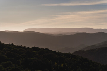 Paisaje de montaña en cádiz, Andalucia