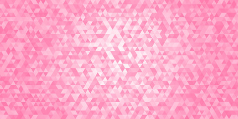 simple triangular pink love background with vignette