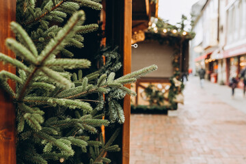 Christmas market decorations