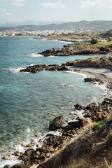 Mediterranean Sea And Rocky Coast Of Crete, Greece