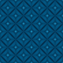 BLUE SEAMLESS VECTOR BACKGROUND WITH ABSTRACT SQUARES