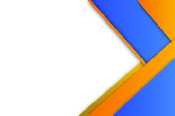 
Polygonal Geometric Abstract Background with Orange, Blue and Red Color with Modern Style Shape