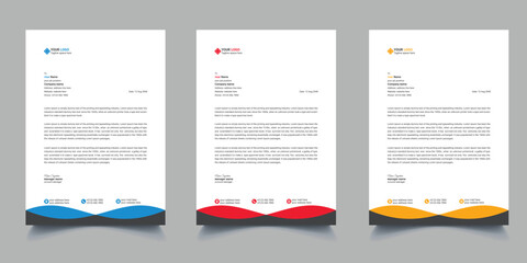 letterhead design template