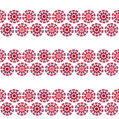 Modern geometric vector seamless pattern. Background isolated. Digital drawn illustration. Can be used as textile fabric or wallpaper, cards, invitations, decorative paper