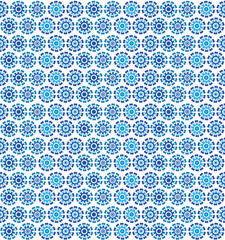 Modern geometric vector seamless pattern. Background isolated. Digital drawn illustration. Can be used as textile fabric or wallpaper, cards, invitations, decorative paper