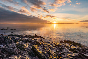 Sunrise at Penrhos Nature Park, Isle of Anglesey, North Wales 
