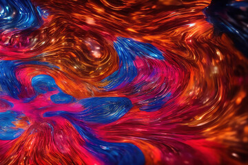 colorful 3D abstract paint splatter illustration background