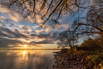 Sunrise at Penrhos Nature Park, Isle of Anglesey, North Wales 