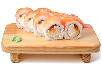 sushi with salmon