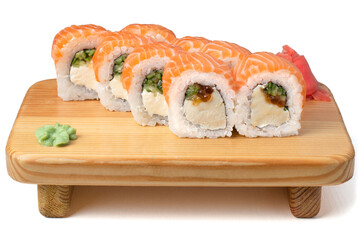 sushi on a plate