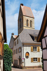street in the commune of Eguisheim France